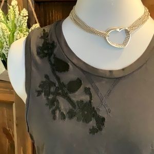 Gap Sleeveless Shirt with a Peplum Hem